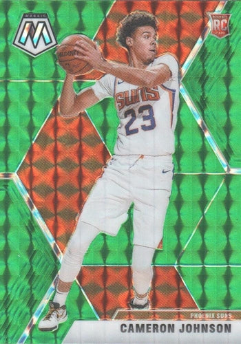 #203 Cameron Johnson - Phoenix Suns - 2019-20 Panini Mosaic - Green Prizm Basketball