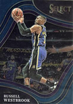 #203 Russell Westbrook - Los Angeles Lakers - 2021-22 Panini Select - Blue Basketball