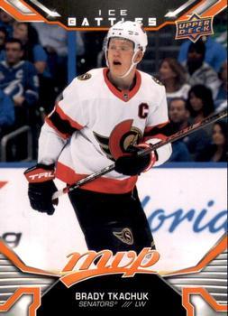 #203 Brady Tkachuk - Ottawa Senators - 2022-23 Upper Deck MVP - Ice Battles Hockey