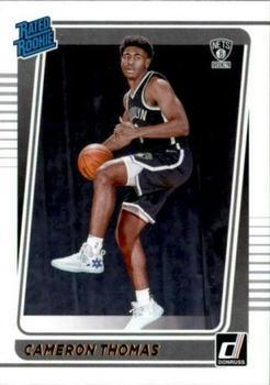 #203 Cameron Thomas - Brooklyn Nets - 2021-22 Donruss Basketball