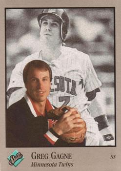 #203 Greg Gagne - Minnesota Twins - 1992 Studio Baseball