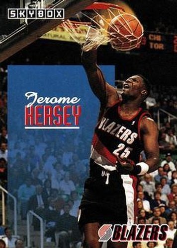 #203 Jerome Kersey - Portland Trail Blazers - 1992-93 SkyBox Basketball