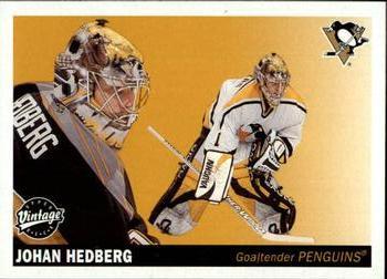 #203 Johan Hedberg - Pittsburgh Penguins - 2002-03 Upper Deck Vintage Hockey