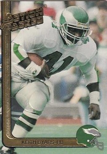 #203 Keith Byars - Philadelphia Eagles - 1991 Action Packed Football