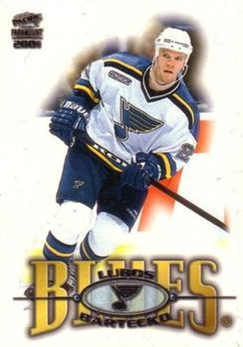 #203 Lubos Bartecko - St. Louis Blues - 2000-01 Pacific Paramount Hockey