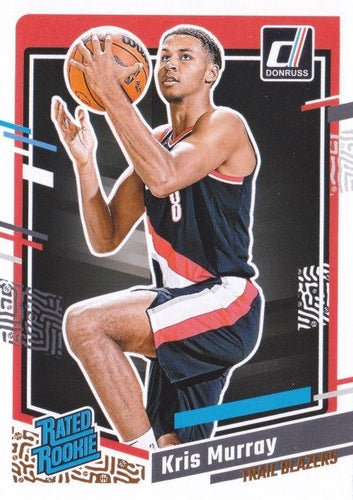 #203 Kris Murray - Portland Trail Blazers - 2023-24 Donruss Basketball