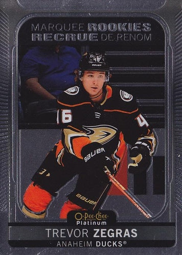 #203 Trevor Zegras - Anaheim Ducks - 2021-22 O-Pee-Chee Platinum Hockey