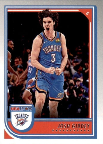 #203 Josh Giddey - Oklahoma City Thunder - 2022-23 Hoops Basketball