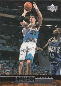 #203 Andrew DeClercq - Cleveland Cavaliers - 1999-00 Upper Deck Basketball