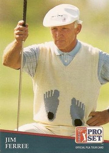 #203 Jim Ferree - 1991 Pro Set PGA Tour Golf