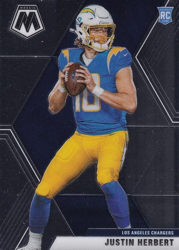 #204 Justin Herbert - Los Angeles Chargers - 2020 Panini Mosaic Football