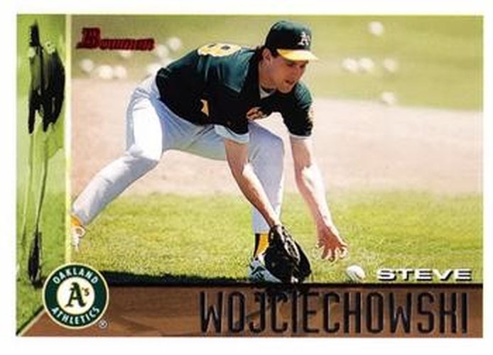 #204 Steve Wojciechowski - Oakland Athletics - 1995 Bowman Baseball