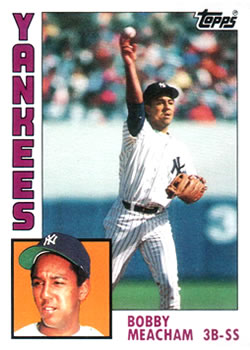 #204 Bobby Meacham - New York Yankees - 1984 Topps Baseball