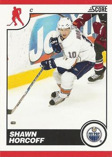 #204 Shawn Horcoff - Edmonton Oilers - 2010-11 Score Hockey