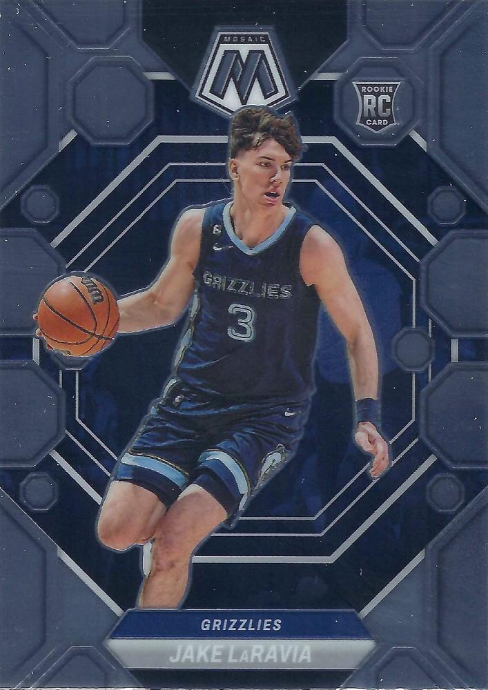 #204 Jake LaRavia - Memphis Grizzlies - 2022-23 Panini Mosaic Basketball