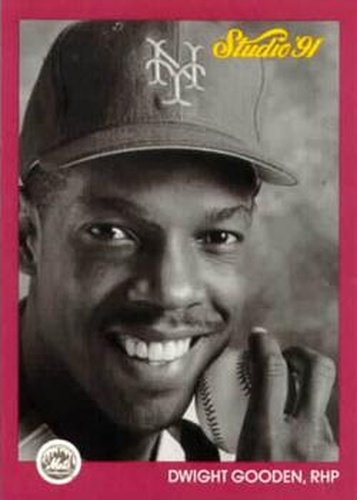 #204 Dwight Gooden - New York Mets - 1991 Studio Baseball
