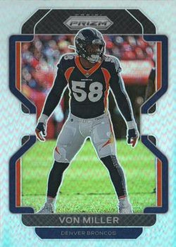 #204 Von Miller - Denver Broncos - 2021 Panini Prizm - Silver Football