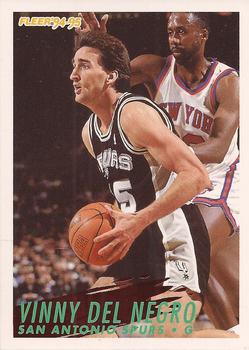 #204 Vinny Del Negro - San Antonio Spurs - 1994-95 Fleer Basketball