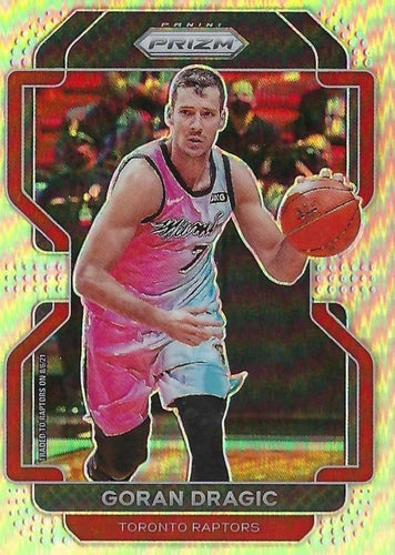 #204 Goran Dragic - Toronto Raptors - 2021-22 Panini Prizm - Silver Basketball
