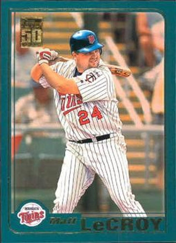 #T204 Matt LeCroy - Minnesota Twins - 2001 Topps Traded & Rookies Baseball