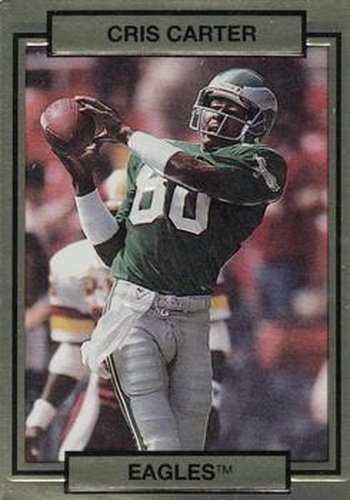 #204 Cris Carter - Philadelphia Eagles - 1990 Action Packed Football