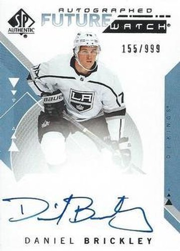 #204 Daniel Brickley - Los Angeles Kings - 2018-19 SP Authentic Hockey