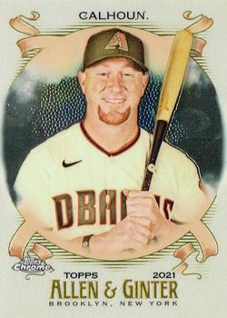 #204 Kole Calhoun - Arizona Diamondbacks - 2021 Topps Allen & Ginter Chrome Baseball