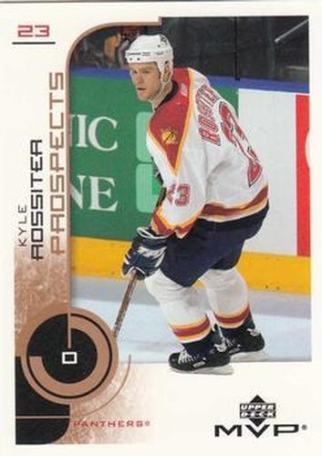 #204 Kyle Rossiter - Florida Panthers - 2002-03 Upper Deck MVP Hockey