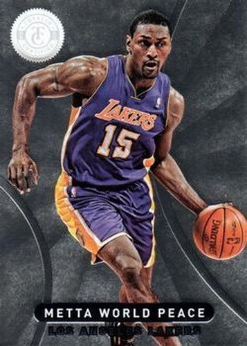 #204 Metta World Peace - Los Angeles Lakers - 2012-13 Panini Totally Certified Basketball