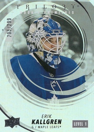 #204 Erik Kallgren - Toronto Maple Leafs - 2022-23 Upper Deck Trilogy Hockey