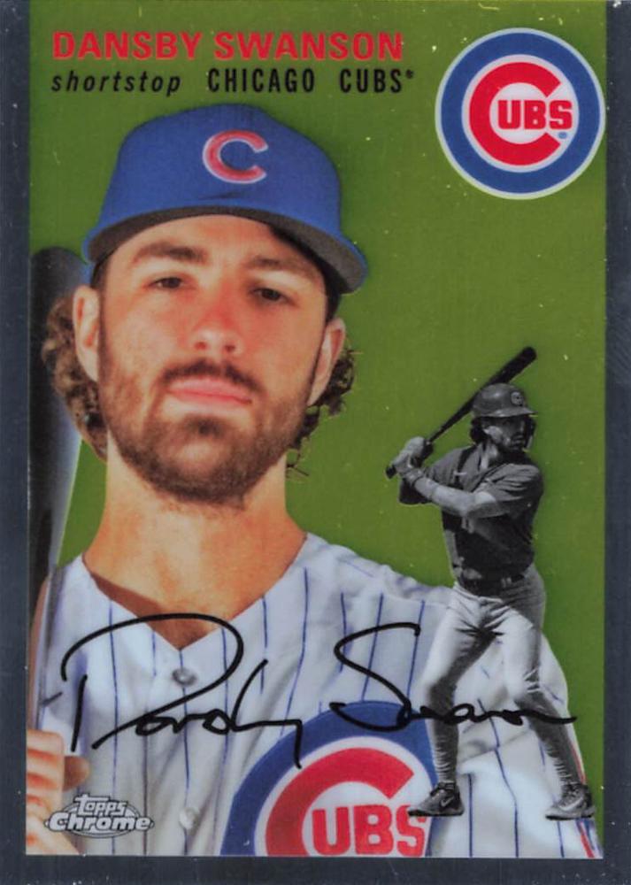 #204 Dansby Swanson - Chicago Cubs - 2023 Topps Chrome Platinum Anniversary Baseball