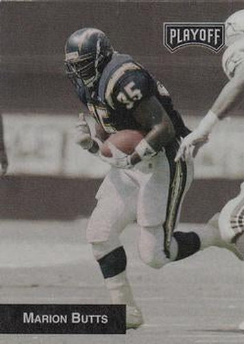 #204 Marion Butts - San Diego Chargers - 1993 Playoff Football