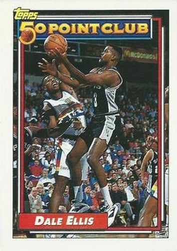 #204 Dale Ellis - San Antonio Spurs - 1992-93 Topps Basketball