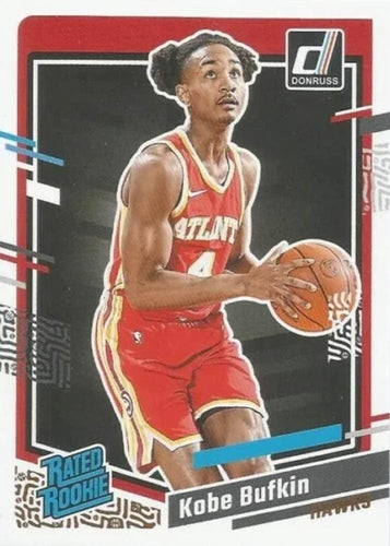#204 Kobe Bufkin - Atlanta Hawks - 2023-24 Donruss Basketball