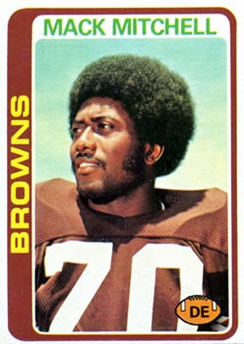 #204 Mack Mitchell - Cleveland Browns - 1978 Topps Football