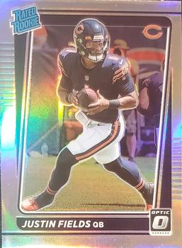 #204 Justin Fields - Chicago Bears - 2021 Donruss Optic - Holo Football