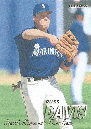 #205 Russ Davis - Seattle Mariners - 1997 Fleer Baseball