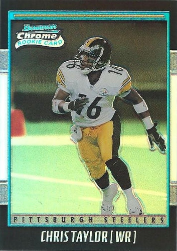 #205 Chris Taylor - Pittsburgh Steelers - 2001 Bowman Chrome Football