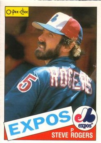 #205 Steve Rogers - Montreal Expos - 1985 O-Pee-Chee Baseball