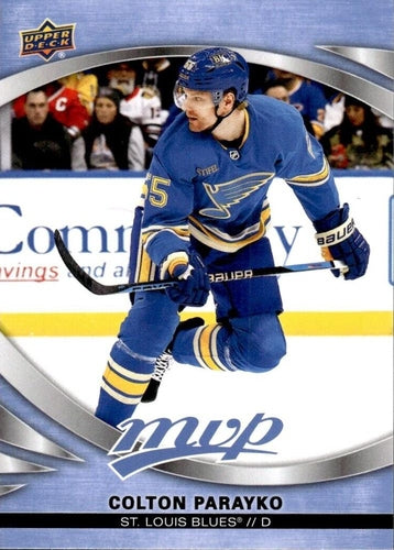 #205 Colton Parayko - St. Louis Blues - 2023-24 Upper Deck MVP Hockey