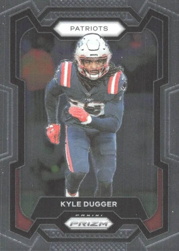 #205 Kyle Dugger - New England Patriots - 2023 Panini Prizm Football