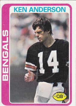 #205 Ken Anderson - Cincinnati Bengals - 1978 Topps Football