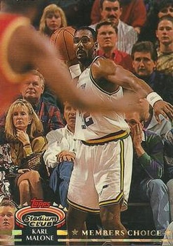 #205 Karl Malone - Utah Jazz - 1992-93 Stadium Club Basketball
