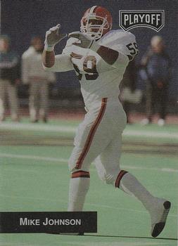 #205 Mike Johnson - Cleveland Browns - 1993 Playoff Football