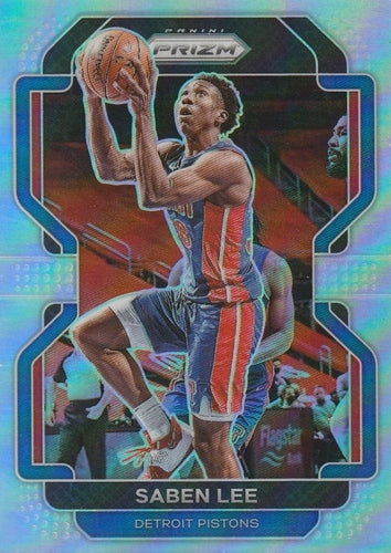 #205 Saben Lee - Detroit Pistons - 2021-22 Panini Prizm - Silver Basketball