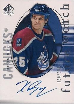 #205 Kevin Bieksa - Vancouver Canucks - 2005-06 SP Authentic Hockey