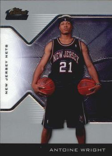 #205 Antoine Wright - New Jersey Nets - 2004-05 Finest Basketball