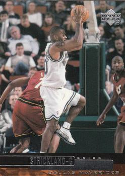 #205 Erick Strickland - Dallas Mavericks - 1999-00 Upper Deck Basketball