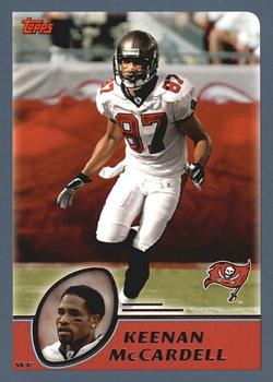 #205 Keenan McCardell - Tampa Bay Buccaneers - 2003 Topps Football