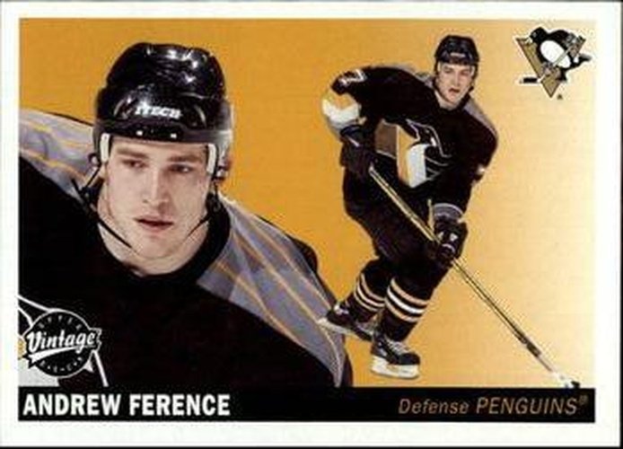 #205 Andrew Ference - Pittsburgh Penguins - 2002-03 Upper Deck Vintage Hockey